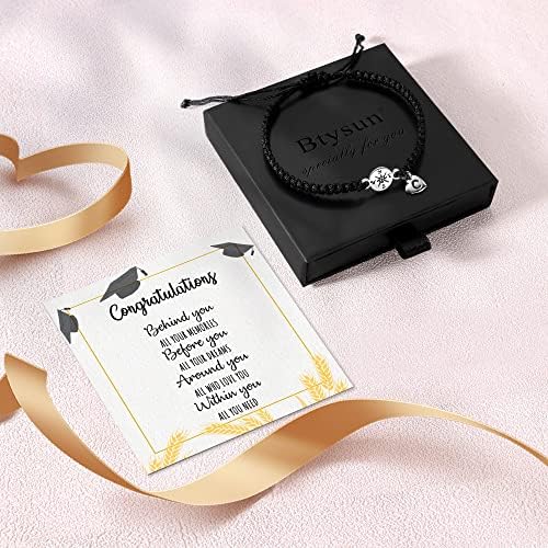 2026 Graduation Gifts, Graduation Gift for Her High School College Graduation Gifts for Teen Girls 5th 8th Grade Masters Degree Grads Initial Bracelets for Women Letter A-Z Charm Bracelet Daughter Niece Granddaughter Girlfriend Jewelry - Image 7