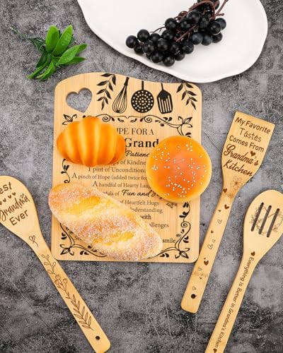 Grandma Birthday Gifts, Gifts for Grandma Bamboo Cutting Board - Image 6