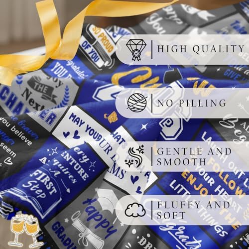 2026 Graduation Gift for Him, Class of 2026 Throw Blanket 60"x50" - Image 7