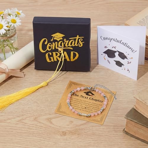 JOYIN Graduation Gifts 2026 for Her, Graduation Bracelet with Greeting Card and Gift Box, Inspirational Gifts for Women, Besties, High School College Classmates (Suitable for 14 Years Above) - Image 7