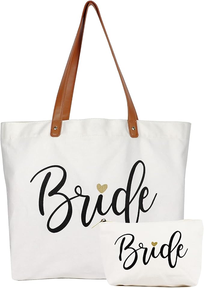 Lamyba New Mom Gifts, Mama Bag Tote with Makeup Bag, Cool Gifts for Mom to be/Expecting Mom/Pregnant Women