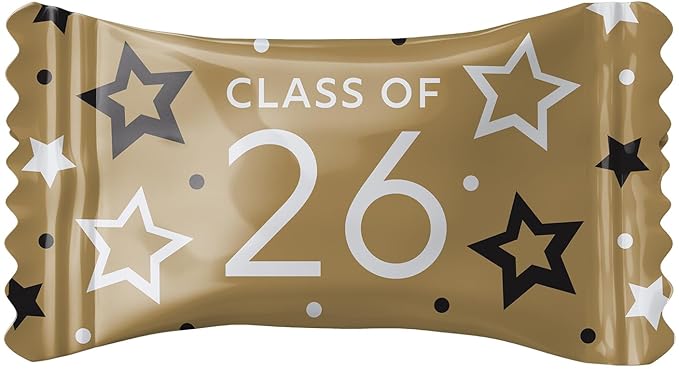 Party Sweets 2026 Graduation Buttermints by Hospitality Mints, Appx 300 mints, 7-Ounce Bags (Pack of 6)