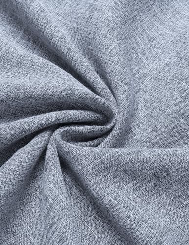 COOFANDY Men's Summer Beach Outfits 2 Piece Short Sleeve Shirts and Shorts Vacation Texture Linen Sets for Men - Image 6