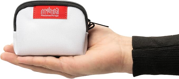 Manhattan Portage Coin Purse With Zipper Closure Pouch Eclectic Colors Credit Card ID Card Jewelry Keys Water Resistant Gift 1000D CORDURA® Everyday Carry