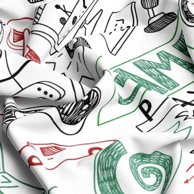 Game Comforter Sets for Boys Teen Queen Size,Kids Video Games Bedding Set Sketch Style Athletic Racing Game Design Bedroom Home Decor