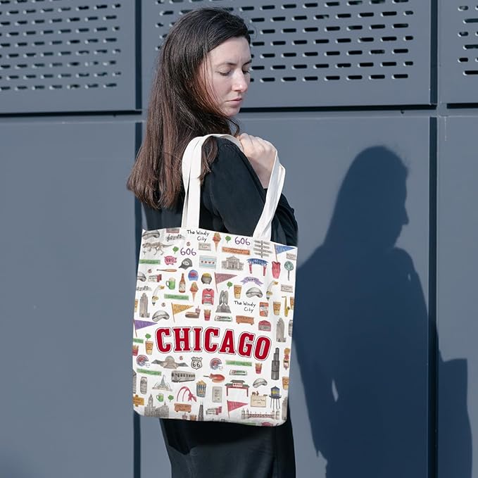 New York Paris Chicago Nashville Italy Los Angeles Las Vegas Lover Gifts Tote Bag Beach Bag Travel Gift