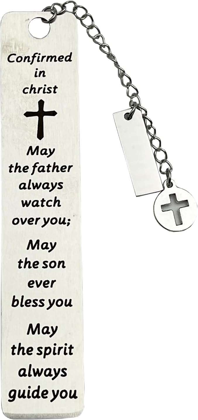 Christian Bookmark Gifts for Women Girls Boys, Inspirational Religious Book Mark Markers Faith (Confirmed in Christ)