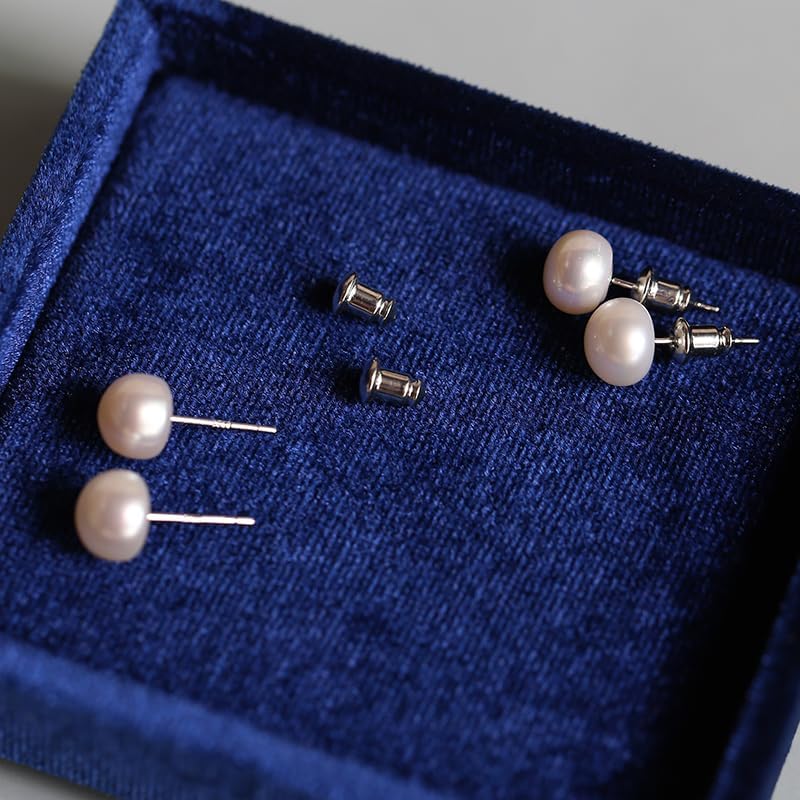 Graduation Gifts for Her, 8mm Genuine Pearl Earrings with Sterling Silver Post, Inspirational 2025 Graduation Gifts for Best Friend, Sister, Daughter - Image 7