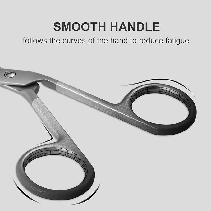 Professional Scissor Tweezer - Premium Quality Stainless Steel Tweezers with Handles, Larger Grabbing Surface Area, Precision Eyebrow Tweezers for Women and Men Facial Hair