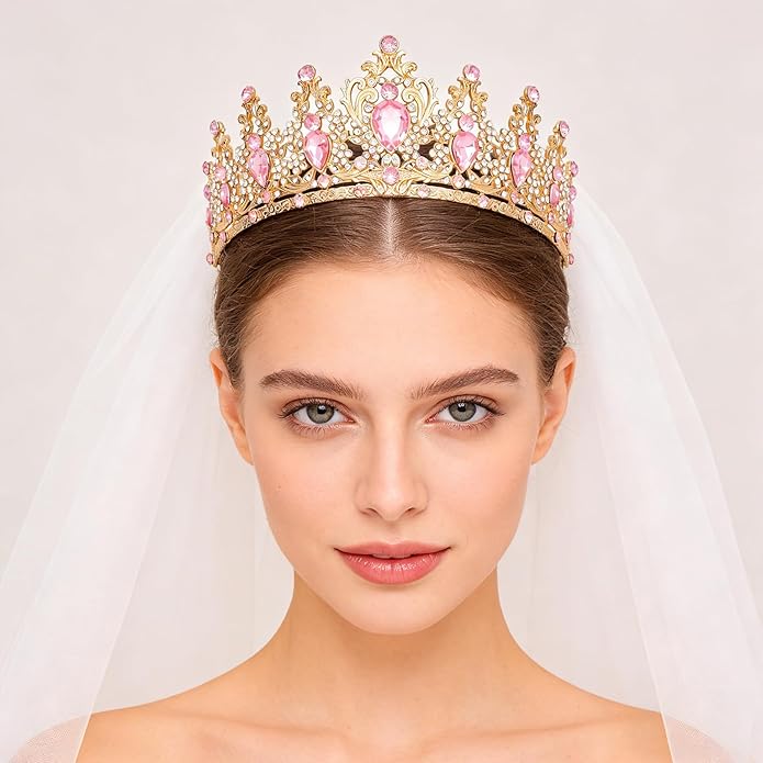 Tiaras Crown for Women, Queen Crown, Bridal for Tiaras Headband Wedding, Birthday Party Prom Princess Crystal Crowns Hair Accessories