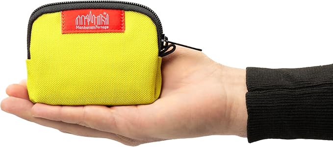 Manhattan Portage Coin Purse With Zipper Closure Pouch Eclectic Colors Credit Card ID Card Jewelry Keys Water Resistant Gift 1000D CORDURA® Everyday Carry
