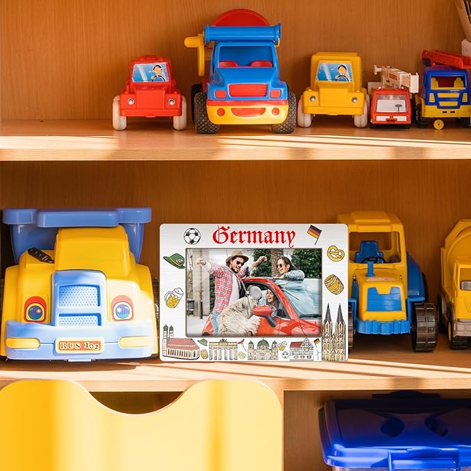 Germany Travel Picture Frames, Germany Souvenirs, Tabletop Photo Frame for Honeymoon Vacation, Wedding, Family Vacations, Engagement, Home Office Living Room Table Decorative Supplies-32