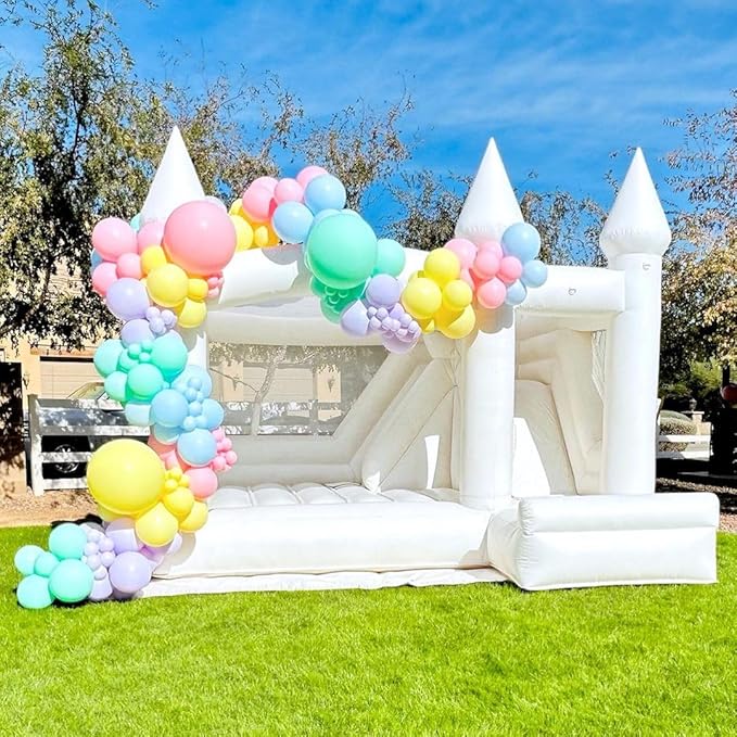 Bezente Pastel Balloons 18 Inch - 30 Pack Large Thick Macaron Balloons Big Round Multicolor Latex Balloons for Birthday Bridal Shower Wedding Rainbow Party Decorations