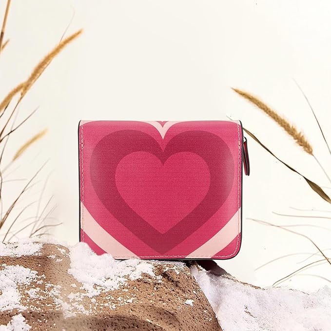 Genuine Small Wallet for Women, Slim RFID Blocking Credit Card Holder with ID Window, Compact Purses for Women with 27 Card Slots