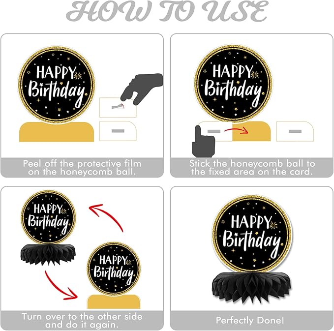 9 Pieces 50th Birthday Decorations 50th Birthday Centerpieces for Tables 50th Birthday Party Decorations for Men and Women (50th)