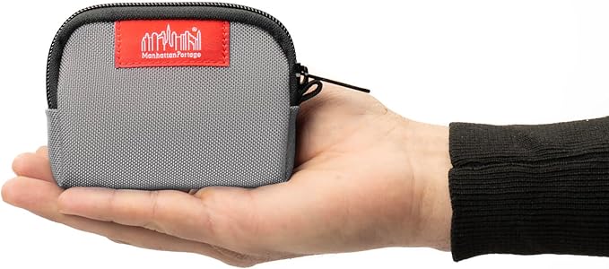 Manhattan Portage Coin Purse With Zipper Closure Pouch Eclectic Colors Credit Card ID Card Jewelry Keys Water Resistant Gift 1000D CORDURA® Everyday Carry