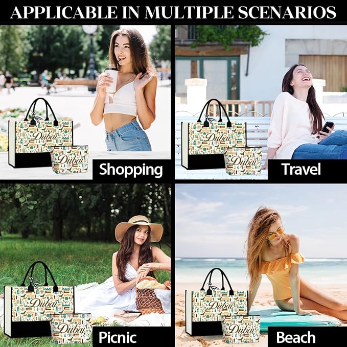 Tokyo Capetown Dubai Rome Amsterdam Vancouver Sydney London Bali Philadelphia Gifts for Women Canvas Tote Bag