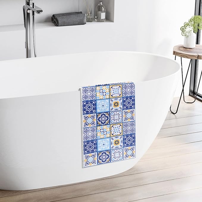 Bathtub Mat Shower Mat Non-Slip 16x 39 Inch, Soft Comfort Bath Mat with Drainage Holes, PVC Loofah Massage Bathmat for Shower, Tub, Bathroom, Wet Areas, Quick Drying