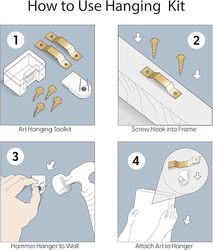 wall26 Canvas Print Wall Art United States Flag on Vintage Retro Wood Panels Pop Culture Cultural Digital Art Modern Art Traditional Colorful for Living Room, Bedroom, Office - 24"x36"