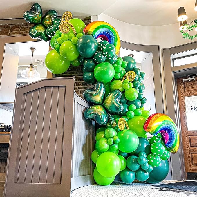 Bezente Lime Green Giant Balloons 36 Inch - 8 Pack Jumbo Green balloons Large Round Light Green Latex Balloons for Birthday Bridal Shower Dinosaur Jungle Party Decoration
