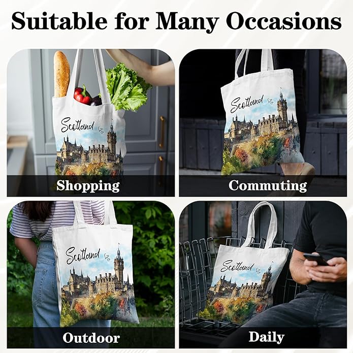 Canvas Tote Bag Gift - Funny Reusable Cloth Bags Vintage Totes Gifts for Women Shopping Grocery Lover Books Reader