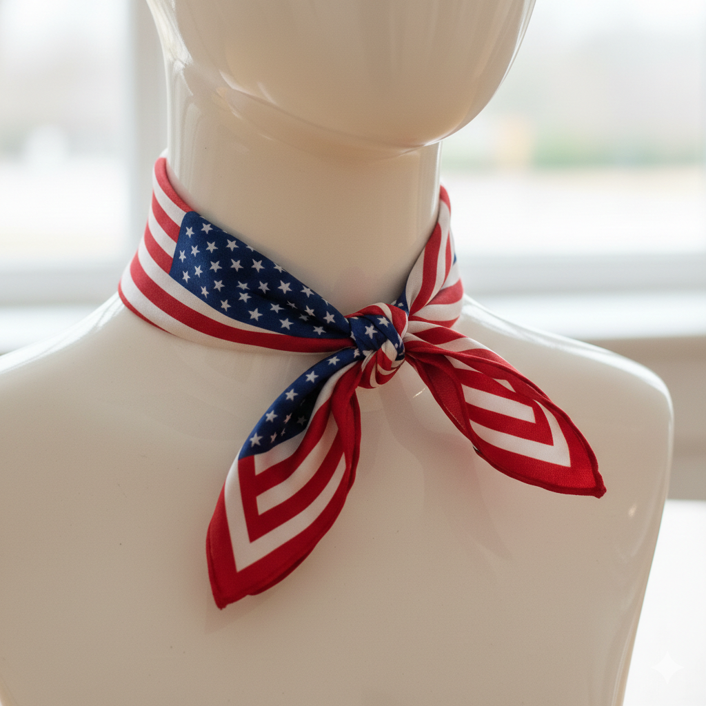 A Small but Meaningful Souvenir: Complete Your Style with a National Flag Scarf