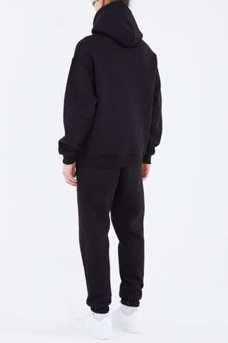 HHGKED Men's Sweatsuits 2 Piece Outfits Baggy Travel Vacation Fashion Clothes Casual Hoodie Jogging Track suits Sets - Image 3