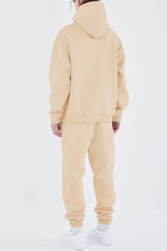 HHGKED Men's Sweatsuits 2 Piece Outfits Baggy Travel Vacation Fashion Clothes Casual Hoodie Jogging Track suits Sets - Image 3