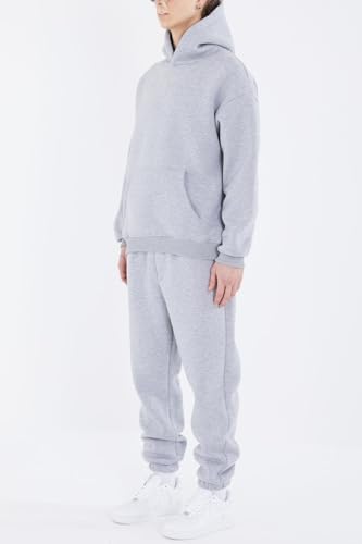 HHGKED Men's Sweatsuits 2 Piece Outfits Baggy Travel Vacation Fashion Clothes Casual Hoodie Jogging Track suits Sets - Image 2
