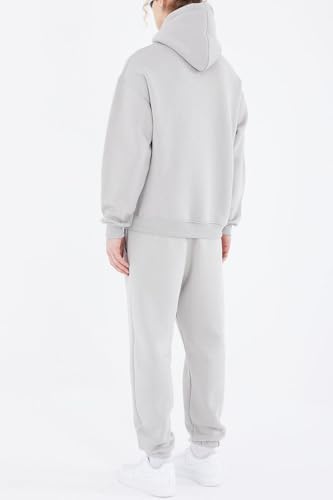 HHGKED Men's Sweatsuits 2 Piece Outfits Baggy Travel Vacation Fashion Clothes Casual Hoodie Jogging Track suits Sets - Image 3