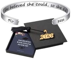 M MOOHAM Graduation Gift for Her Him 2026, Inspirational Graduation Bracelets Class of 2026 High School College Graduation Gift for Her with Graduation Box by MMOOHAM