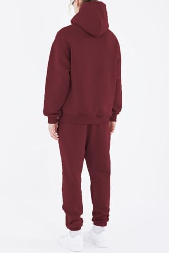 HHGKED Men's Sweatsuits 2 Piece Outfits Baggy Travel Vacation Fashion Clothes Casual Hoodie Jogging Track suits Sets - Image 3