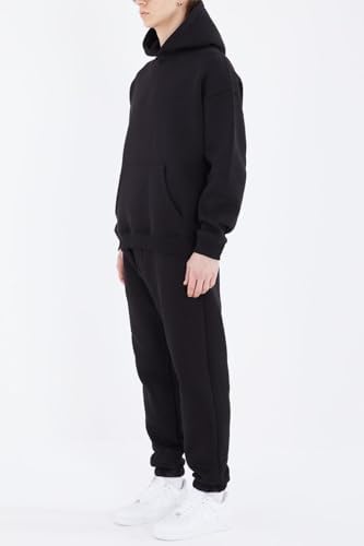 HHGKED Men's Sweatsuits 2 Piece Outfits Baggy Travel Vacation Fashion Clothes Casual Hoodie Jogging Track suits Sets - Image 2