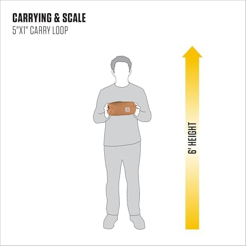 Carhartt Classic Zippered Travel Kit Carhartt Brown - Image 5