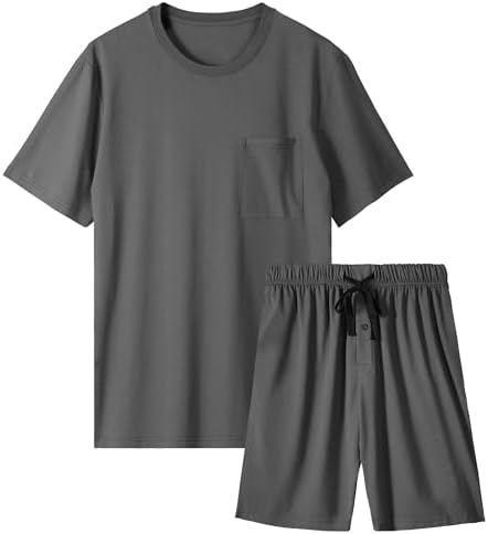 BAMBOO COOL Mens Pajama Set Lightweight Sleepwear Pjs by BAMBOOCOOL