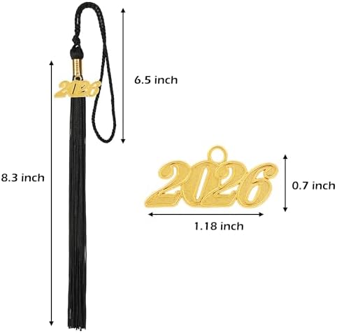 Unisex Matte Graduation Cap and Gown Tassel Package for High School and Bachelor - Image 5