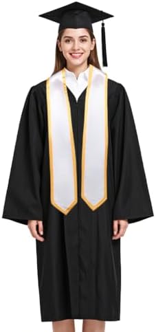 Unisex Adult Graduation Honor Stole Classic End With Trim 72" Long - Image 4