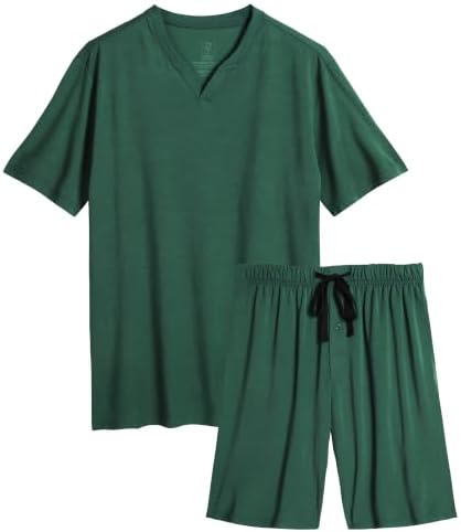 BAMBOO COOL Mens Pajama Set Lightweight Sleepwear Pjs by BAMBOOCOOL