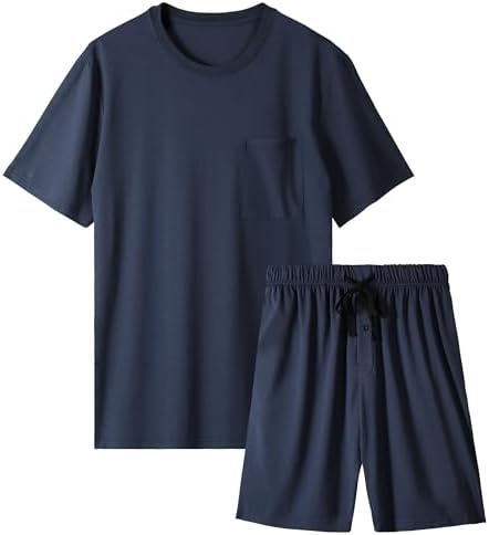 BAMBOO COOL Mens Pajama Set Lightweight Sleepwear Pjs by BAMBOOCOOL