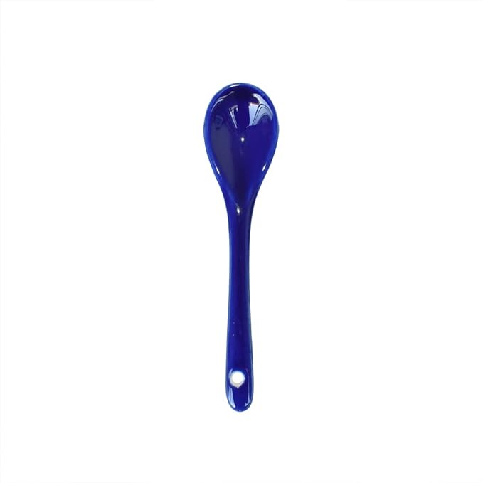 8 Color Porcelain Egg Spoons Ceramic Spoons 5 inch Coffee Dessert Yogurt Tea Milky Tea