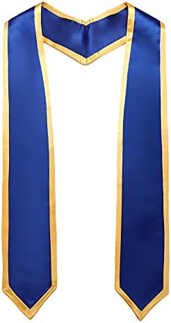 Unisex Adult Graduation Honor Stole Classic End With Trim 72" Long by Ftyfty
