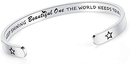 SAM & LORI Personal Bracelets for Teens/Women-Inspirational Jewelry Gifts (Various Designs) for Daughter/Sister/Mom/Friends-Adjustable Bracelet in a Pretty Gift Box by SAMLORI
