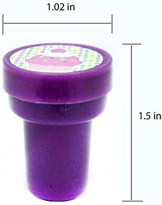 Tiny Mills 24 Pcs Cupcakes Stampers for Kids Party Favor Bag Stuffers Baking Party Cupcake Party Pinata Fillers Classroom Rewards
