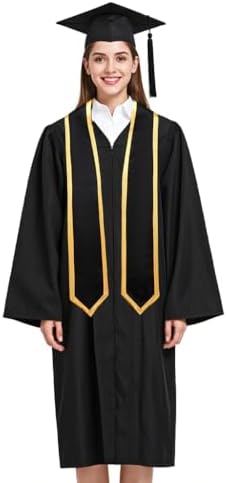 Unisex Adult Graduation Honor Stole Classic End With Trim 72" Long - Image 4