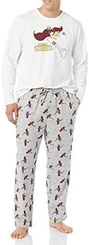 Amazon Essentials Disney | Marvel | Star Wars Men's Soft & Comfortable Flannel Pajama Sleep Sets by AmazonEssentials