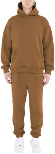 HHGKED Men's Sweatsuits 2 Piece Outfits Baggy Travel Vacation Fashion Clothes Casual Hoodie Jogging Track suits Sets by HHGKED