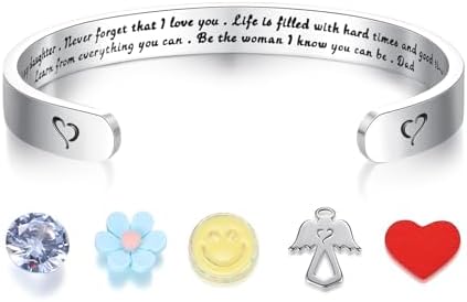 SAM & LORI Personal Bracelets for Teens/Women-Inspirational Jewelry Gifts (Various Designs) for Daughter/Sister/Mom/Friends-Adjustable Bracelet in a Pretty Gift Box by SAMLORI