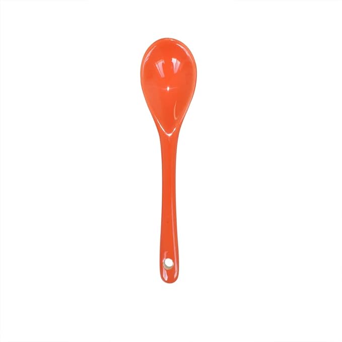 8 Color Porcelain Egg Spoons Ceramic Spoons 4.7 inch Coffee Dessert Yogurt Tea Milky Tea