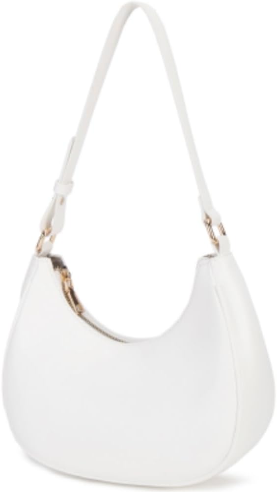 Shoulder Bags for Women, Cute Hobo Tote Handbag Mini Clutch Purse with Zipper Closure