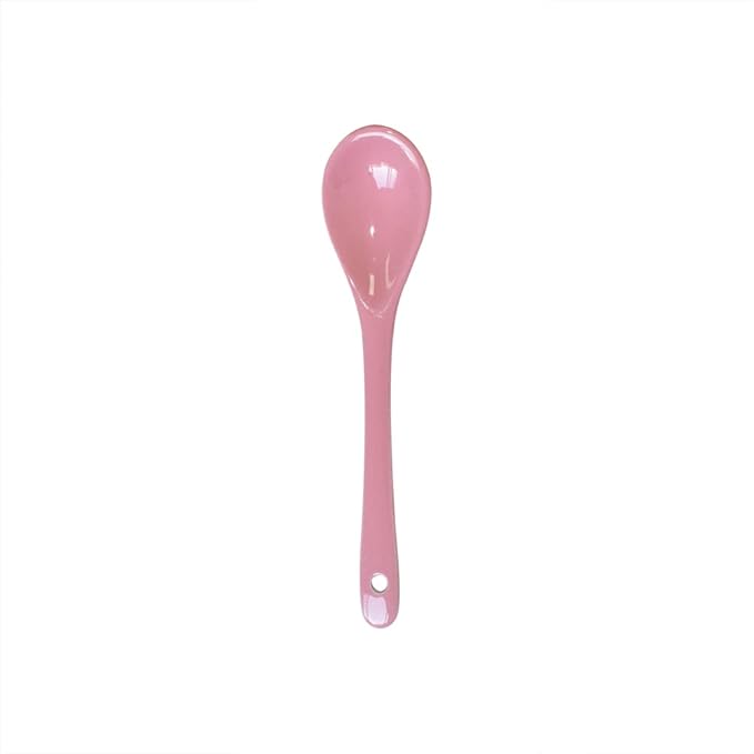 8 Color Porcelain Egg Spoons Ceramic Spoons 4.7 inch Coffee Dessert Yogurt Tea Milky Tea
